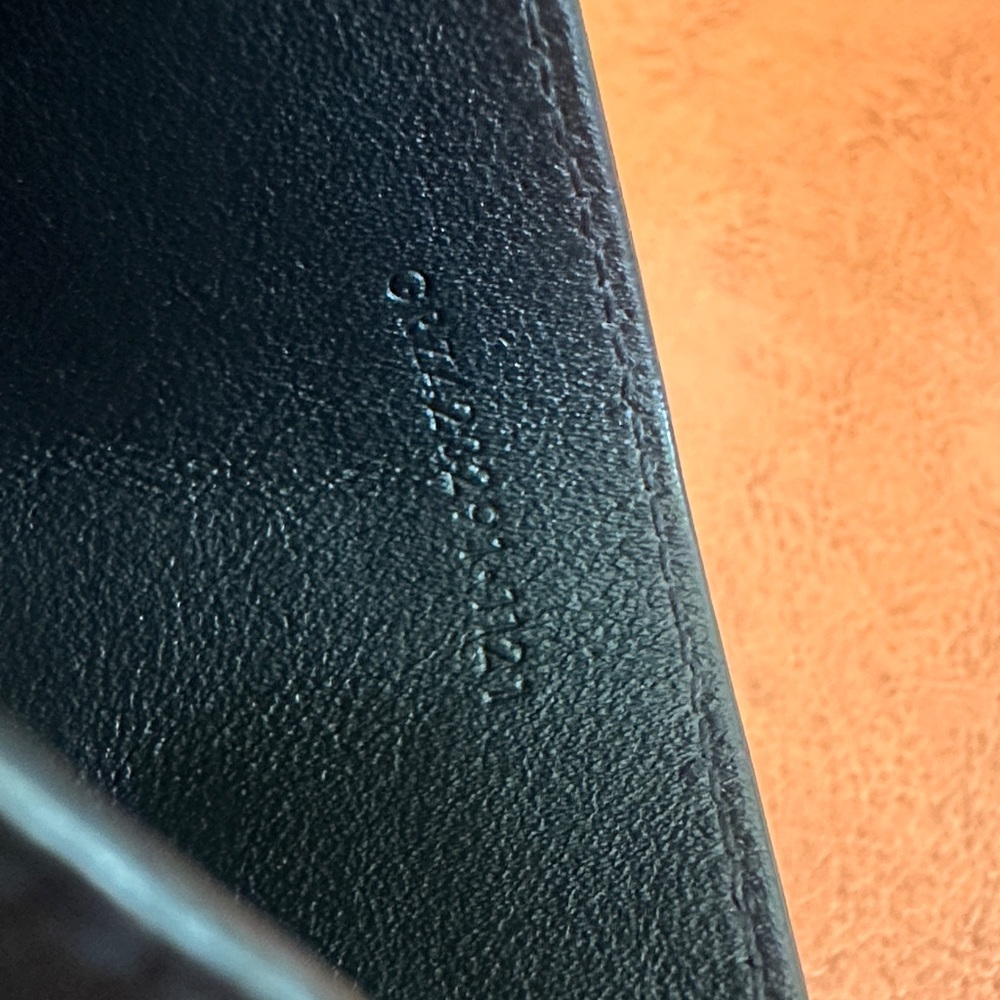 YSL Black Leather Card Holder - Picture 6 of 9